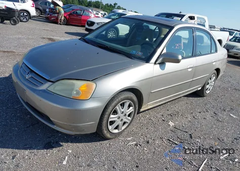 2003 Honda Civic Ex из США, поврежденный, VIN 2HGES26753H525380